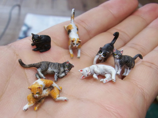 Illustration for article titled One Way for Cats To Be Cuter: Make Them Smaller